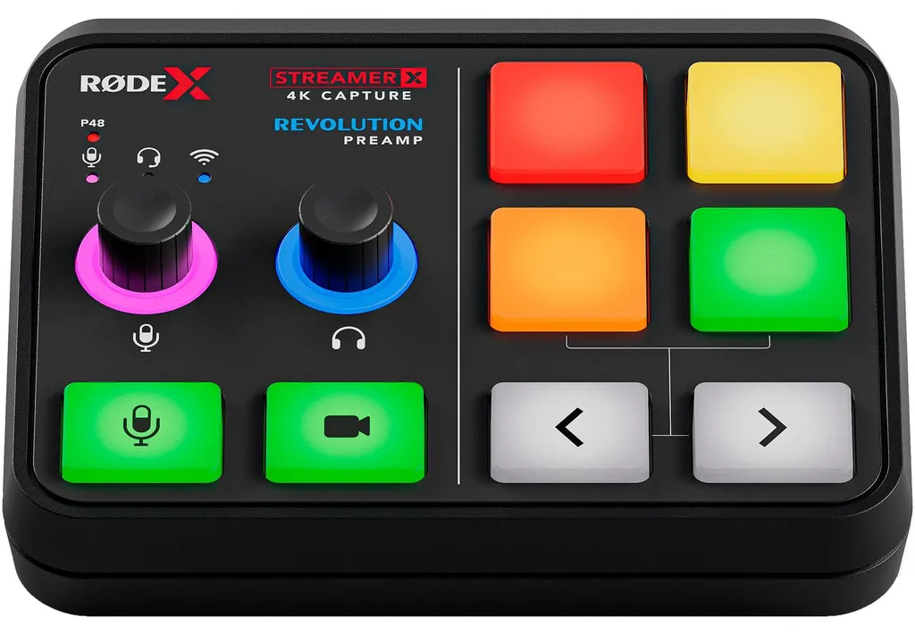 RODE X Streamer X Interface Audio avec Vidéo 4K HDR et Préampli XLR