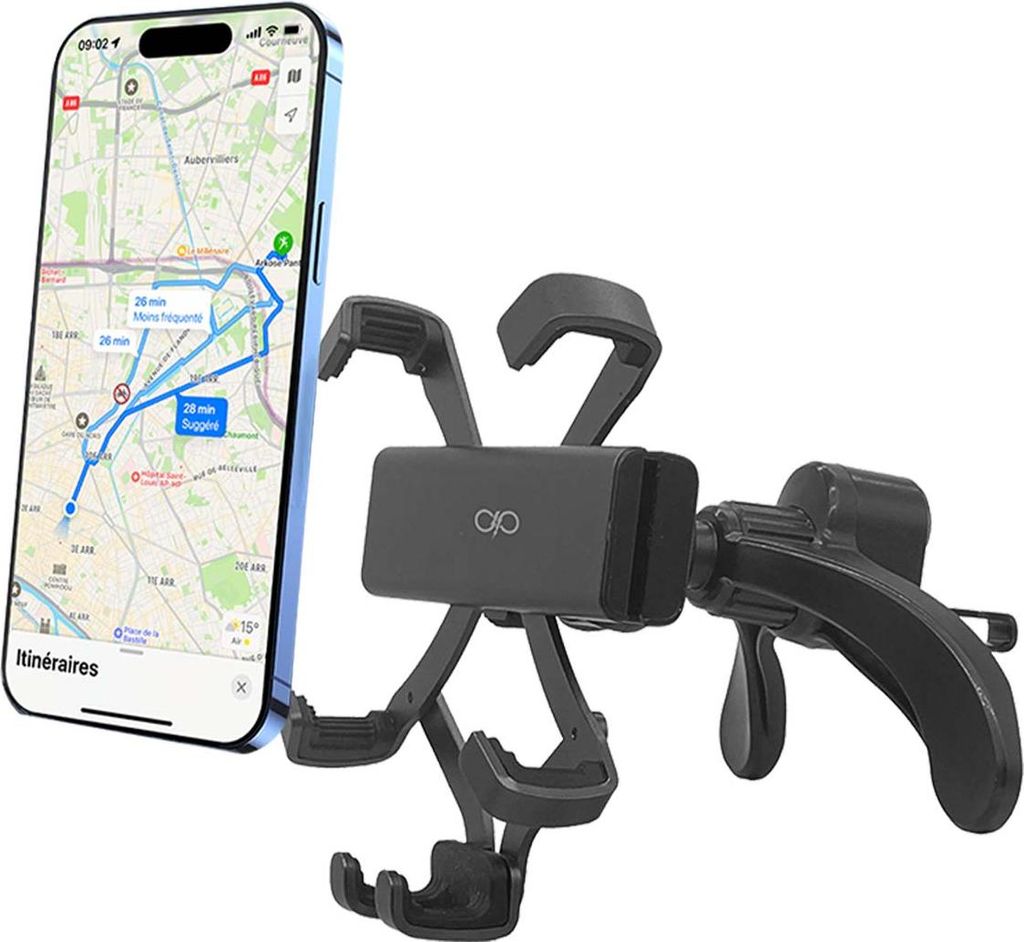 Force Power, Kfz-Halterung Smartphone 4–6.9" Lüftungsgitter Befestigung, Schwarz