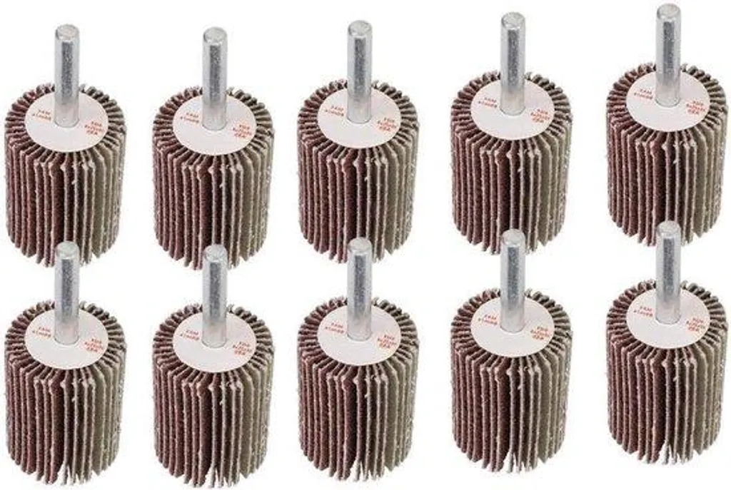 Outil de Meulage pour Perceuse - 10 Grains Abrasifs 30x40x6 mm Pro