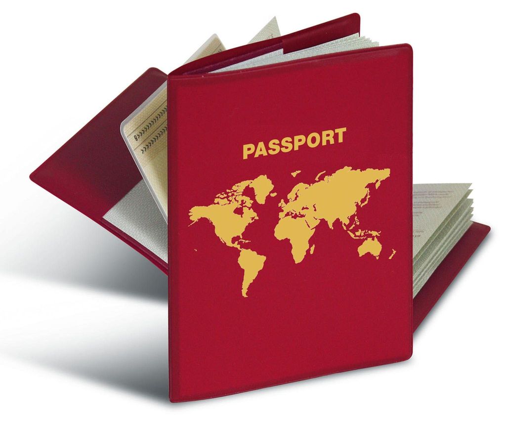 HERMA - Copridocumenti per passaporto - Rosso vino Immagine del prodotto 