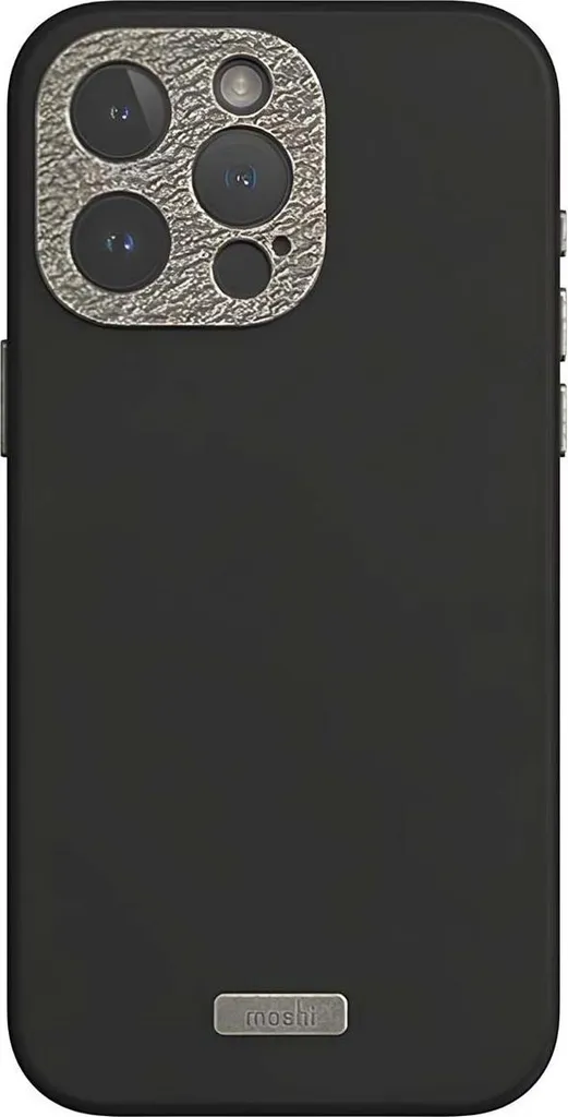Moshi Napa MagSafe iPhone 15 Pro Max - Custodia in Pelle Premium Nero