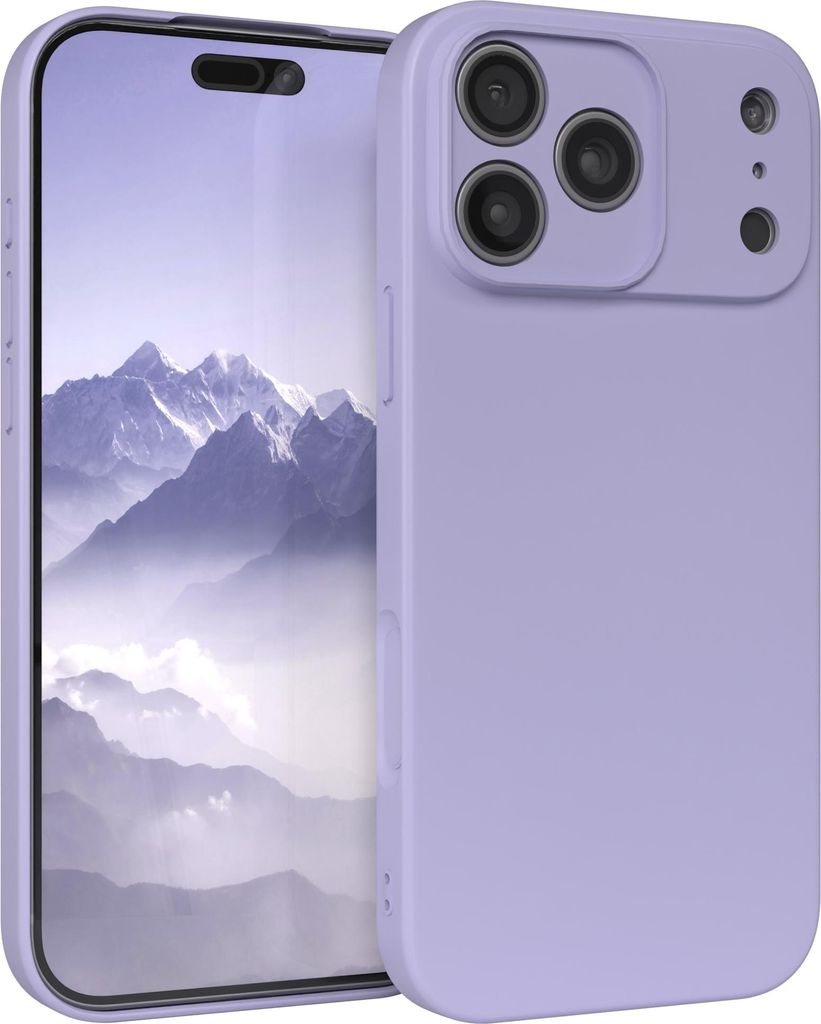EAZY CASE - TPU Hülle für Apple iPhone 17 Pro Max, TPU Case stoßfeste Handyhülle, weiches Cover mit Kameraschutz, Silikonhülle in Lila