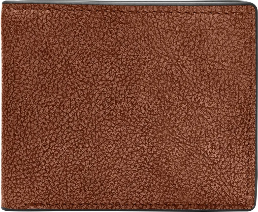 Fossil Steven Portefeuille Bifold en Cuir Marron Moyen FPW pour Homme