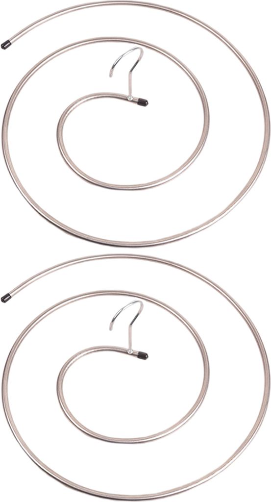 2 Stück Spiral-Steppdecken-Trockenständer aus Edelstahl, platzsparend, für Decken, Handtücher, Unterwäsche, Kleiderbügel für Zuhause