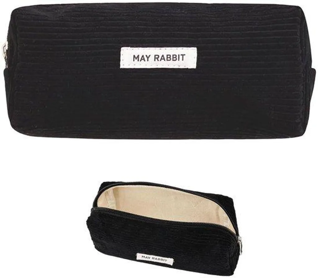 Trousse noire en velours pour ranger 50 stylos et gagner de la place