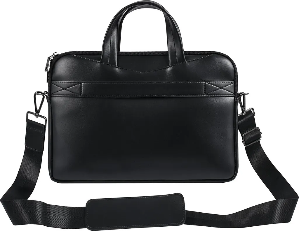 UNIQ Accessory Sacoche en Cuir Noir pour Ordinateur Portable 13 Pouces