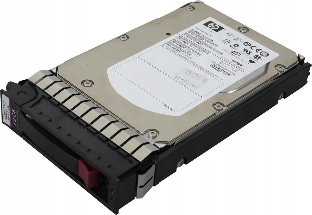 HPE 72GB SAS 15K SFF Hot-Plug : Disque Haute Vitesse 15000 tr/min