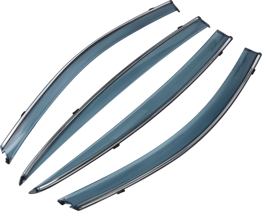 Fensterabweiser für Nissan Versa Limousine 2012-2019 Seitliche Fensterlüftungsschirme Regenschutz Sonnenschirme Windabweiser Fensterschattierunge...