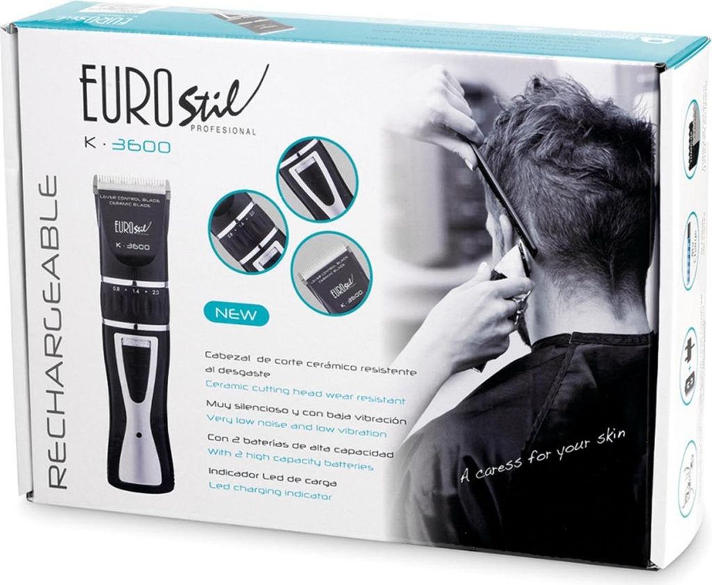 Eurostil Electrica K3600, keramische, oplaadbare tondeuse Productafbeelding 
