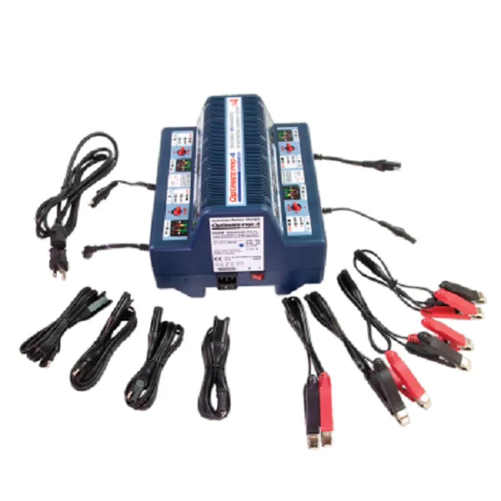 Chargeur Multiple Tecmate Optimate Pro-S 4 : Gérez 4 Batteries à la Fois - 5