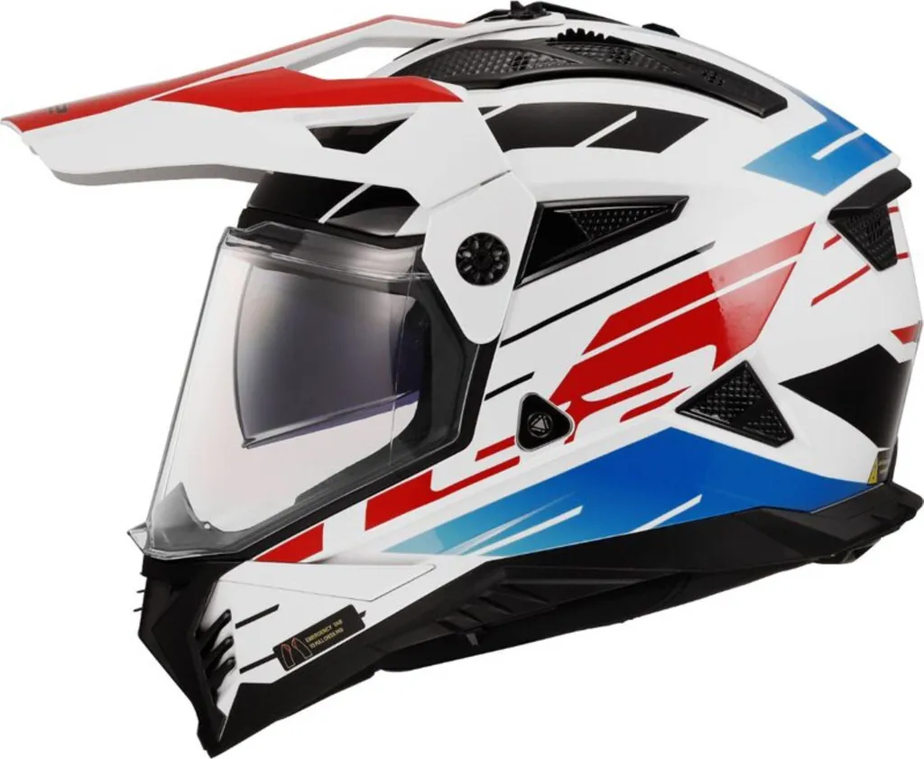 Casque Trail LS2 MX702 Pioneer II Namib Motocross et Enduro Coloris XS