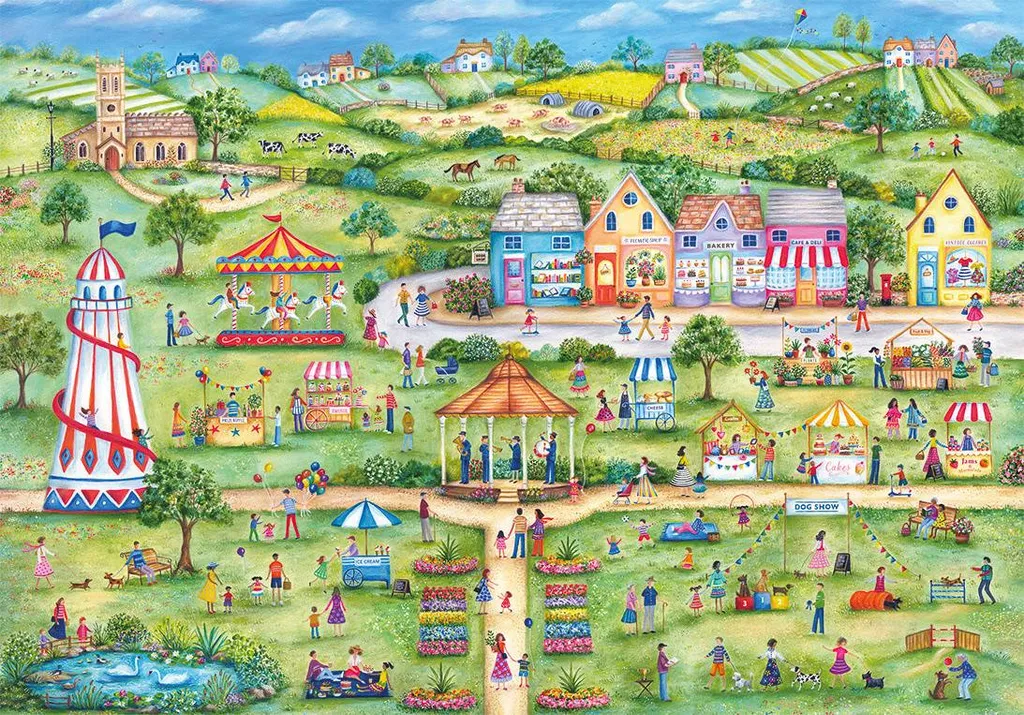 Gibsons Puzzle Sommerspaß 500 pièces - Jeu de société familial G3120