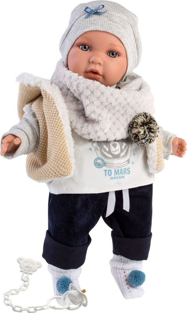 Babypuppe Enzo blond 42cm