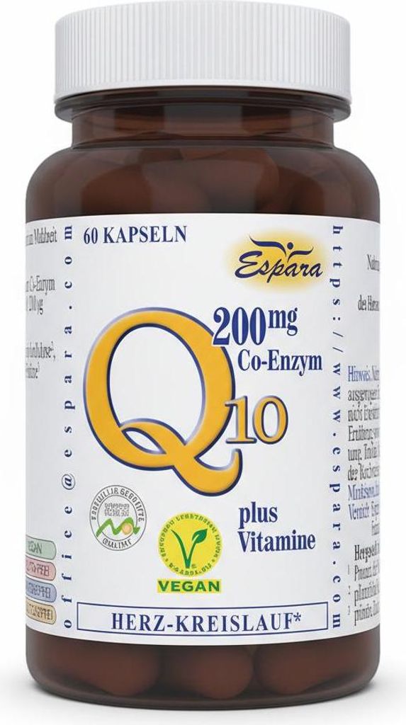 Espara Q10 200 mg Co-Enzym Kapseln, 60 St. Kapseln Produktbild 