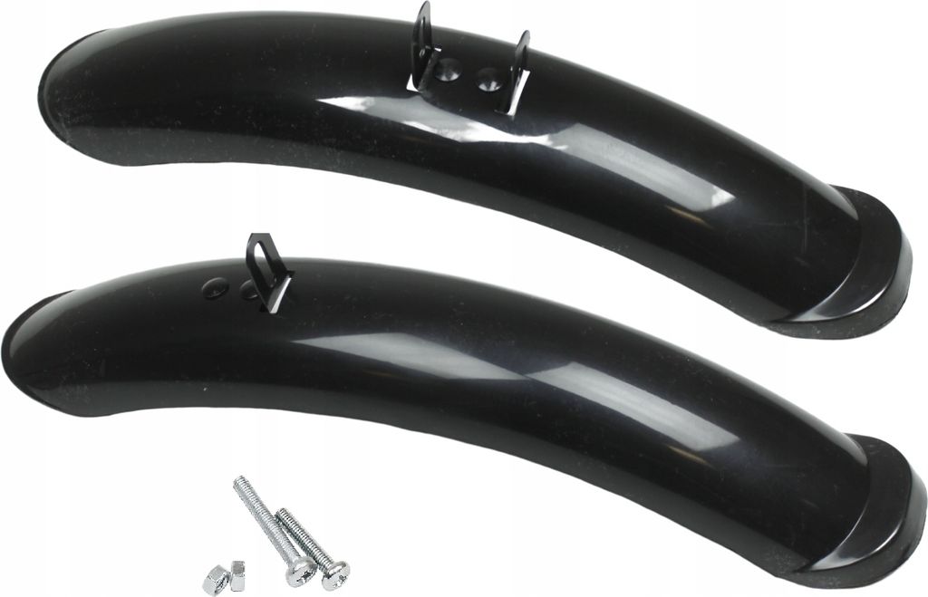 Kinderfahrradschutzblech Set für 16 Zoll Räder, Schwarz Produktbild 