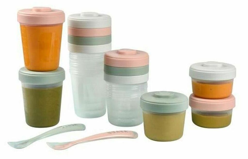 BÉABA - Lot de 12 portions individuelles et 2 cuillères en Image du produit 
