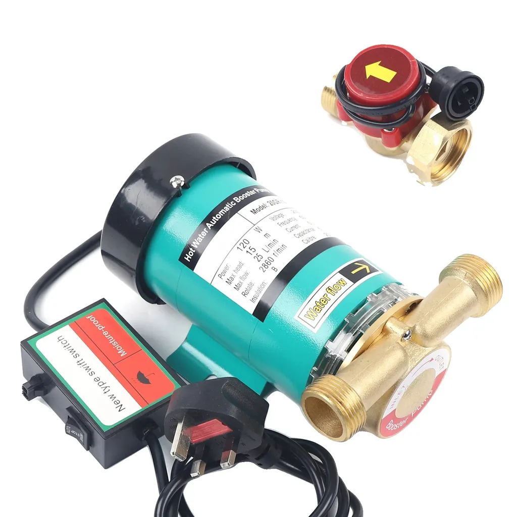 Pompe booster automatique 25 l/min silencieuse et performante verte