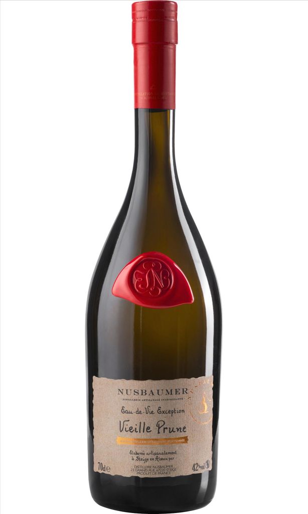 Distillerie Nusbaumer Vieille Prune 42% vol Elsass NV Obstbrand ( 1 x 0.7 L )