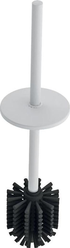 Delabie WC-Bürste mit Abdeckung Edelstahl pulverbesch.matt weiß