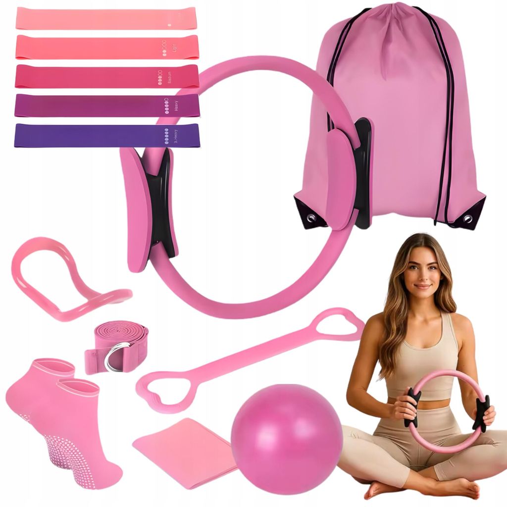 Pilates sada – 13 v 1 – Fitness sada pro jógu a pilates s Obrázek produktu 