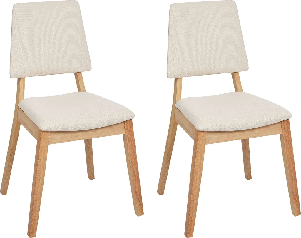 Chaises bois clair cuisine/salle à manger - Lumarko Merrill (lot)