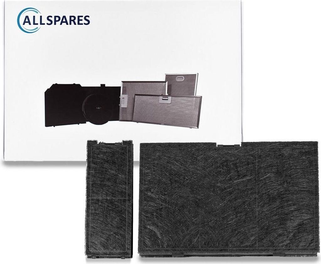 AllSpares Aktivkohlefilter für Dunstabzugshauben geeignet für Bosch DWZ0AK0A0, 11018700, Siemens LZ10AKA00, Neff Z51AIA0X0, Constructa 17000965