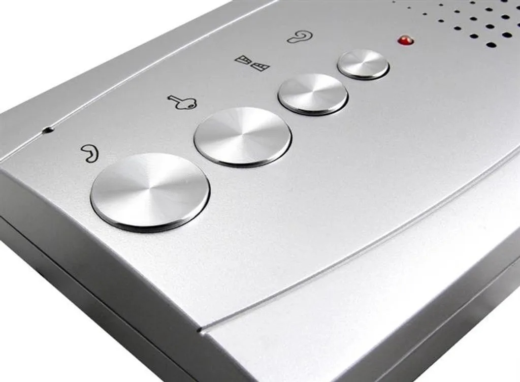 Interphone INVITO ADP-13A3 argenté EURA avec commande portail et gâche