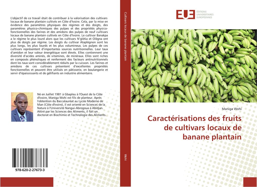 Caractérisations des fruits de cultivars locaux de banane plantain