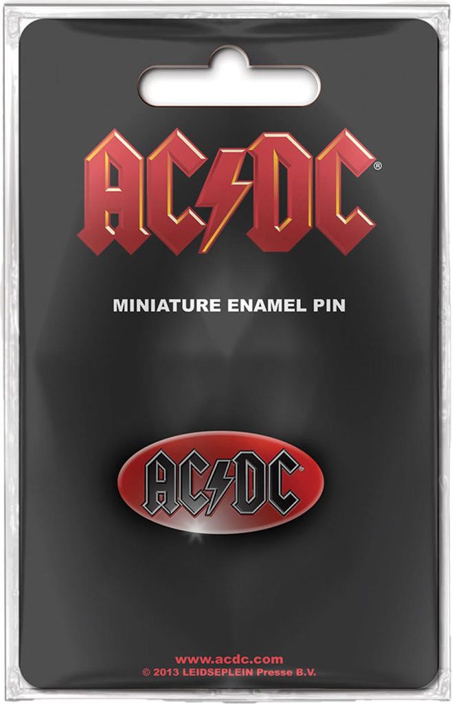 AC/DC - Oválné logo - odznak - zinková slitina Mini RO14109 Obrázek produktu 