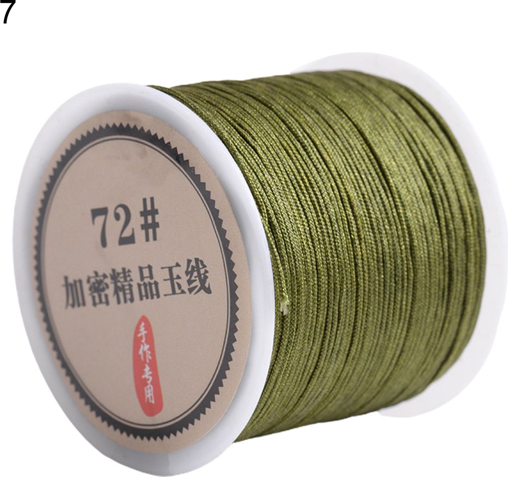 1 Rollen 0,8 mm Wachskabel lebendige Farbe für das Weben von Acrylfaser -Halsketten Armband Perlen -Streichelement -Schmuckwerkzeugen-7