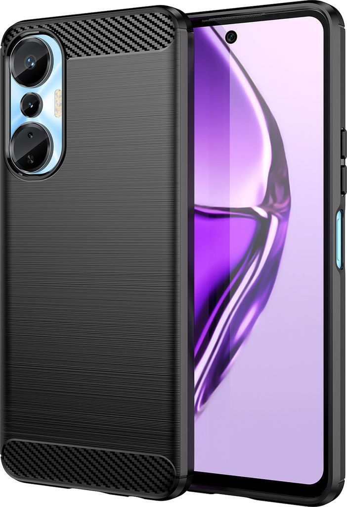 Carbon Shield TPU Hülle für Infinix Hot 11 - Schwarz KP29579