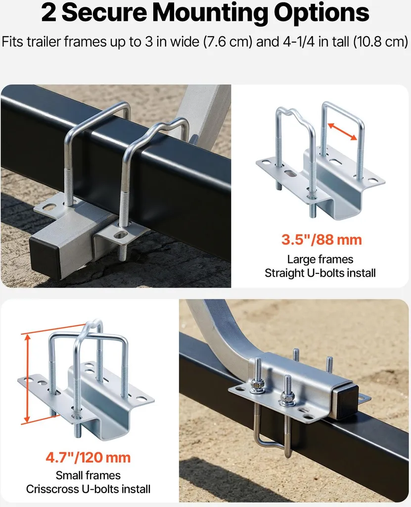 Guide pour remorque de bateau ajustable - Idéal pour mise à l'eau facile - 6