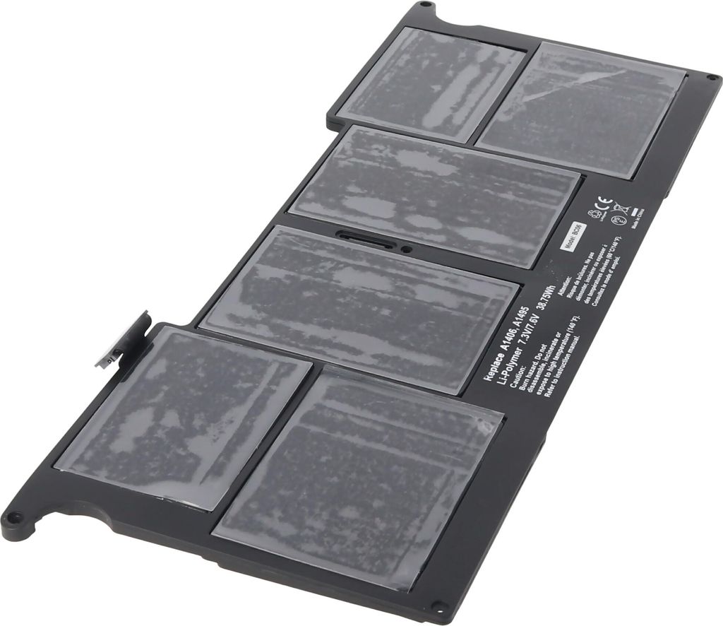Akku passend für A1495 für MacBook Air 11" A1465, Li-Polymer, 7,6V, 5100mAh, 39Wh, built-in, mit Werkzeug