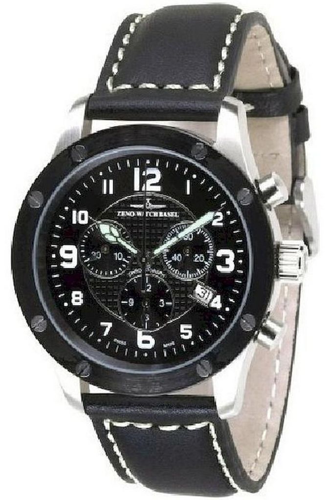 Zeno-Watch - Armbanduhr - Herren - Chrono - Screws 5030 Chrono - 9530Q-SBK-h1