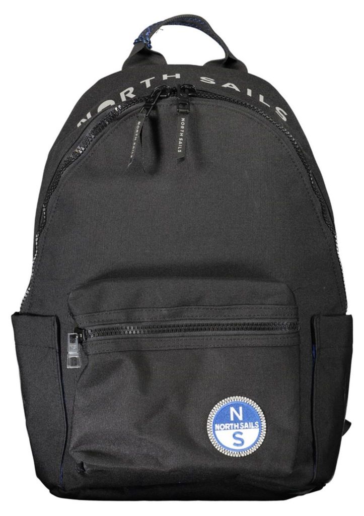 Stylischer Herren-Rucksack in Schwarz mit Laptop-Fach und Taschen