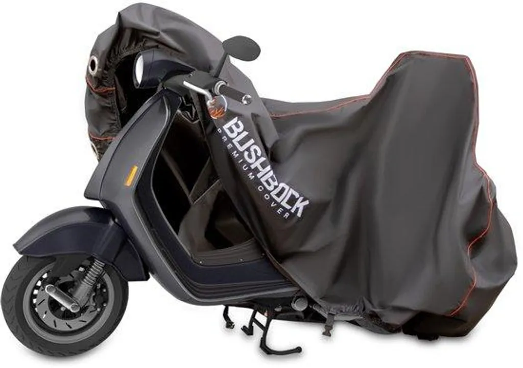Bâche scooter haut de gamme étanche et housse moto grand top case
