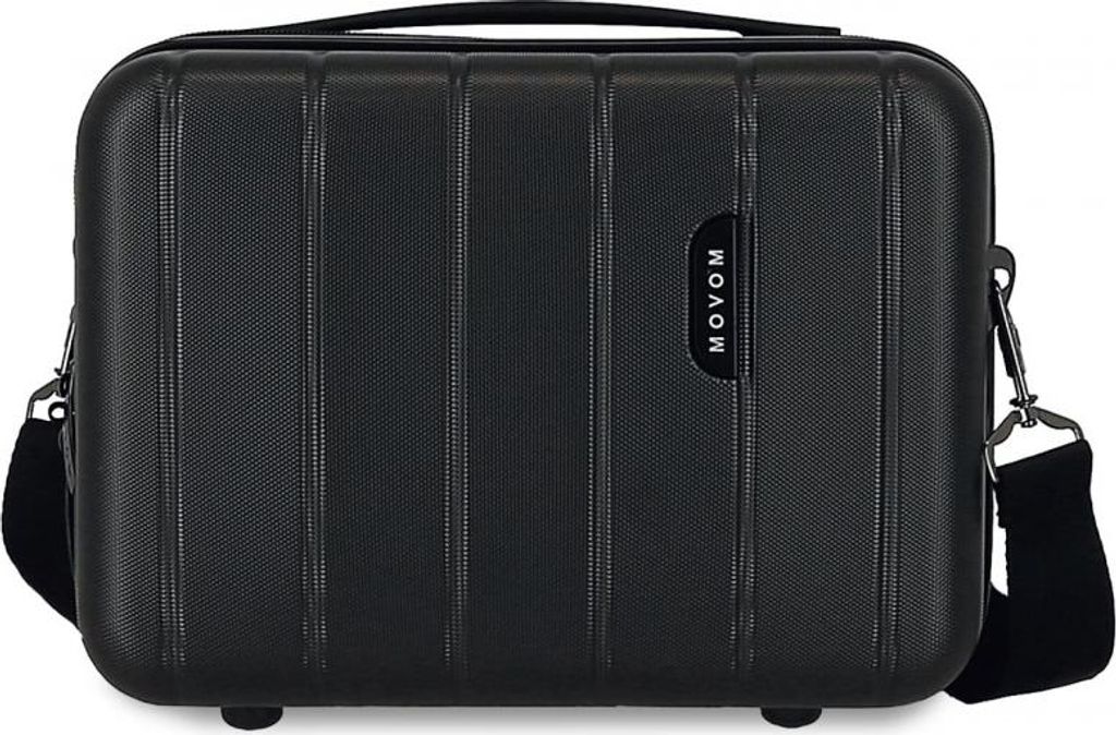 MOVOM Wood Noir, Valise de toilette de voyage, 21x29x15cm, Image du produit 