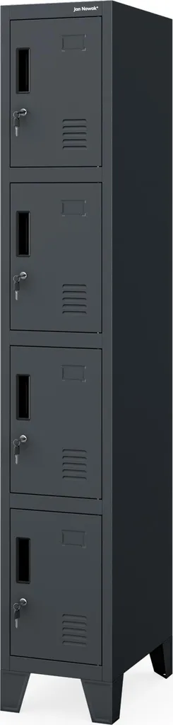 Vestiaire métallique ROBERT 1 Plus gris anthracite pour milieu pro