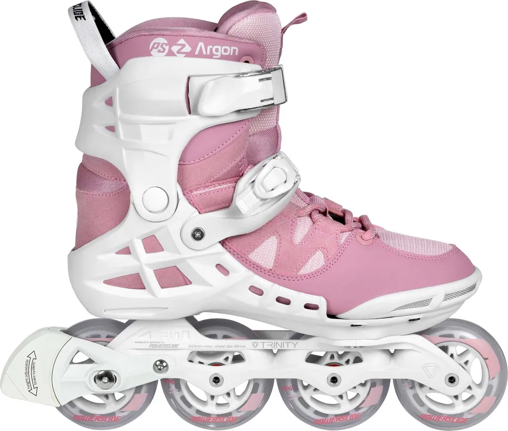 Patins Powerslide Phuzion Argon 80 pour femmes - Roller Fitness Blanc