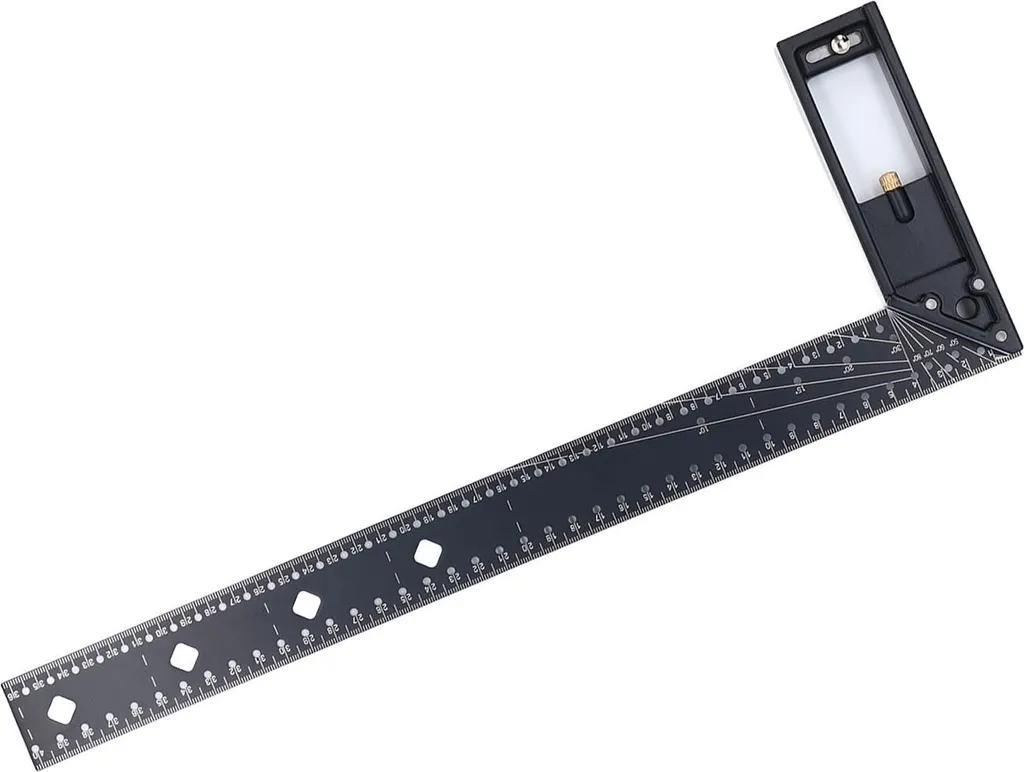 Outil de traçage bois : règle angles multiples 40 cm pour menuiserie - 9