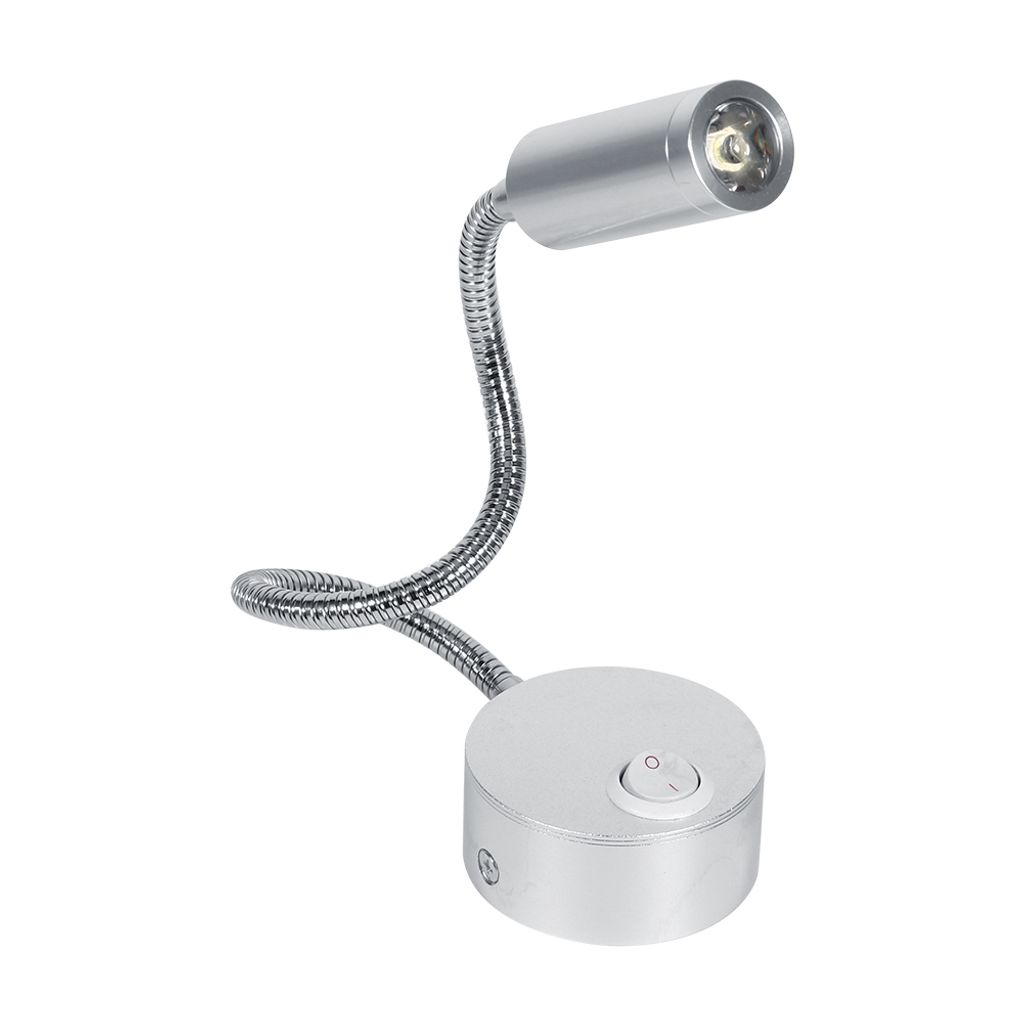 AC85-265V 3W studená biela LED čitateľská lampa na posteľ s Obrázok produktu 