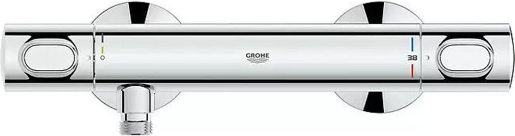 Sprchový termostat Precision Flow, chróm, lesklý, Obrázok produktu 