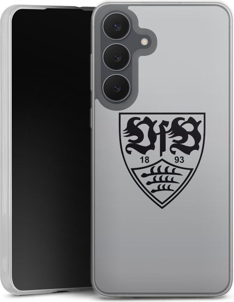 DeinDesign Slim Hülle für Samsung Galaxy S25 FE Silikon Case Ultra Dünn Handyhülle Logo Offizielles Lizenzprodukt VfB Stuttgart