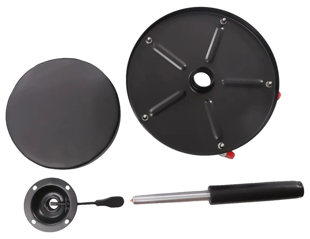 Tabouret d'atelier à roulettes réglable charge 136 kg coloris noir