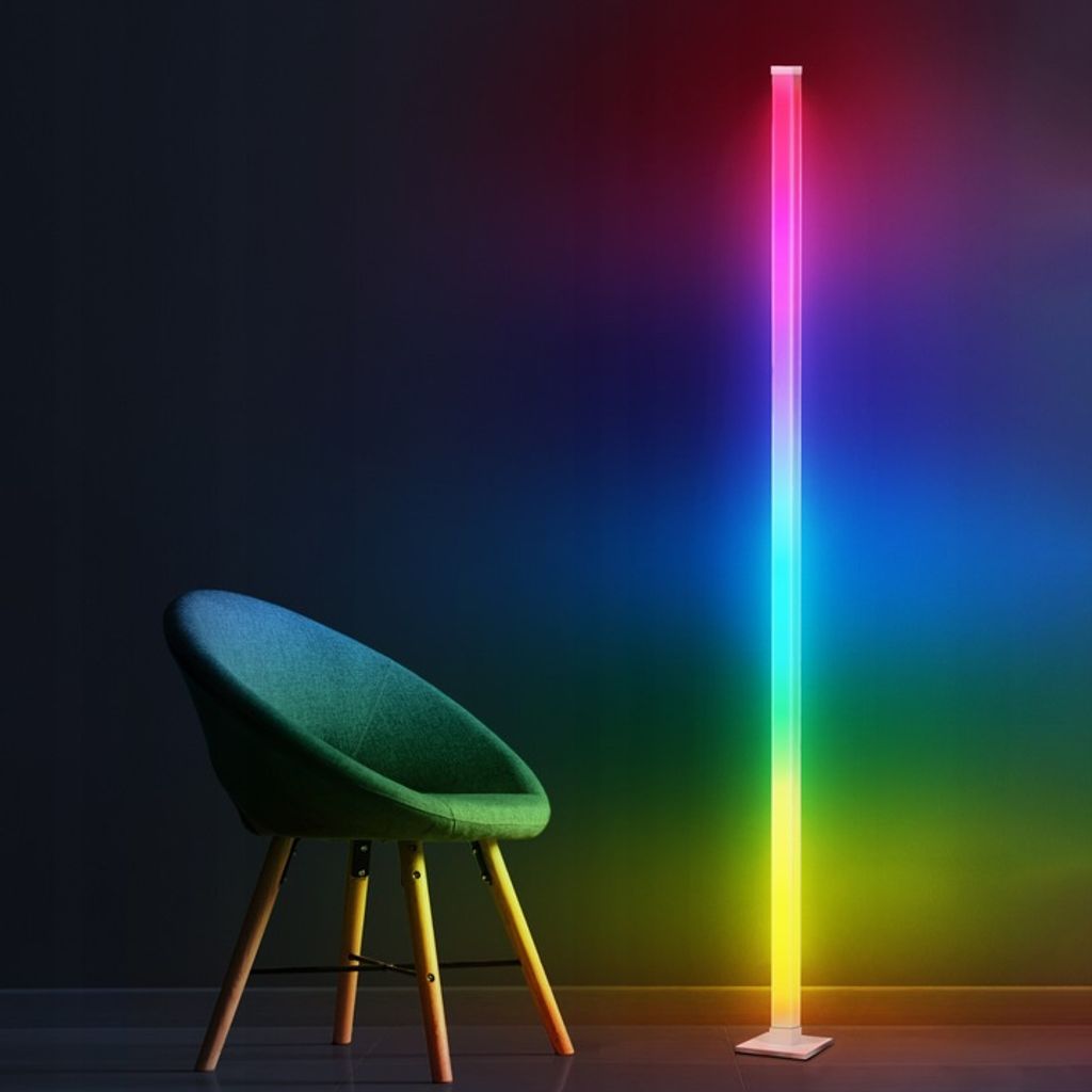 Stojací lampa 7W RGB měnící barvu Hudba Dálkové ovládání Obrázek produktu 