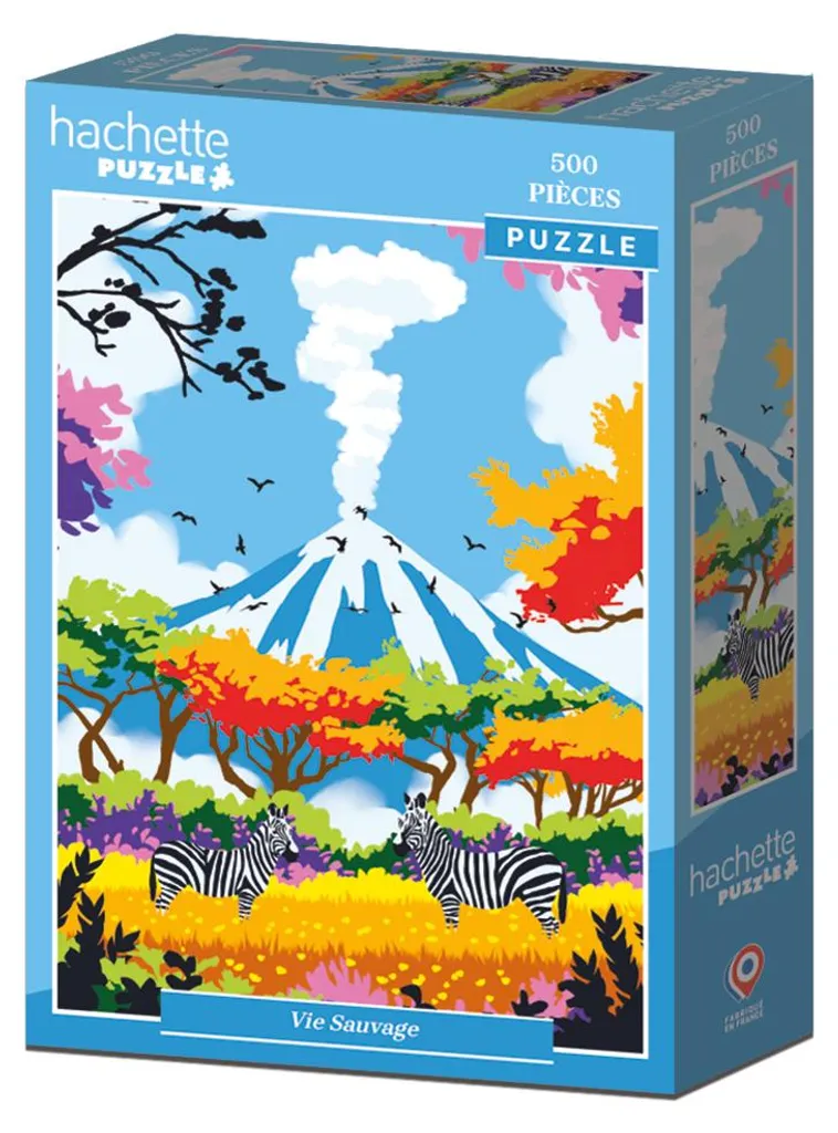 Puzzle 500 pièces Hachette Vie Sauvage - Jeu de Réflexion Nature Animaux