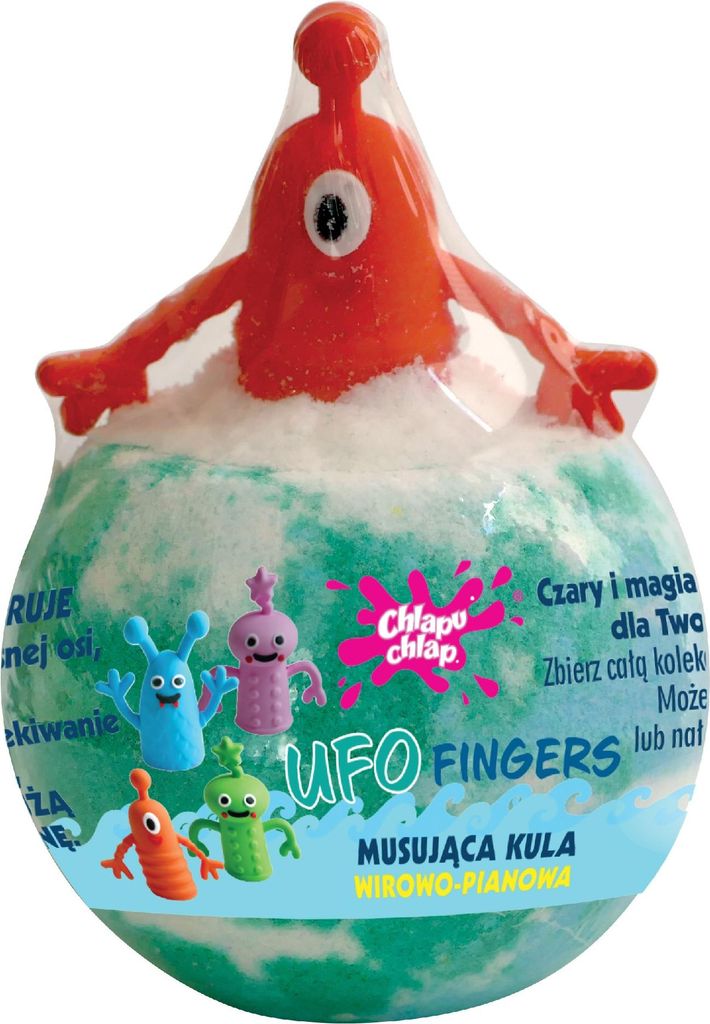 CHLAPU CHLAPU Ufo Fingers Swirl Schäumende Badebombe - Duftrichtung Orangenlimonade