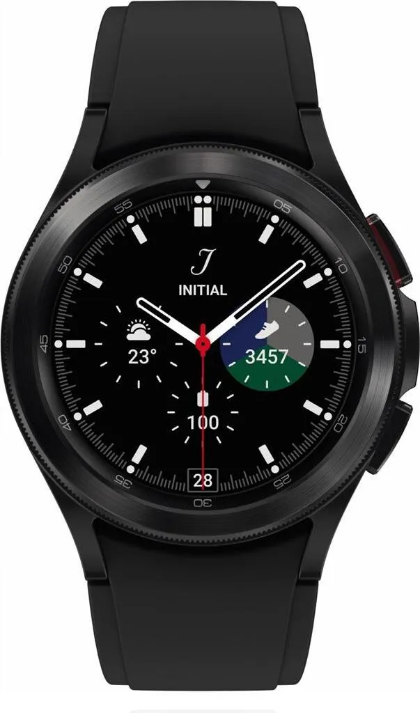 Galaxy Watch4 Classic 42mm Noir - Écran 1.2 Pouces et Lunette Rotative