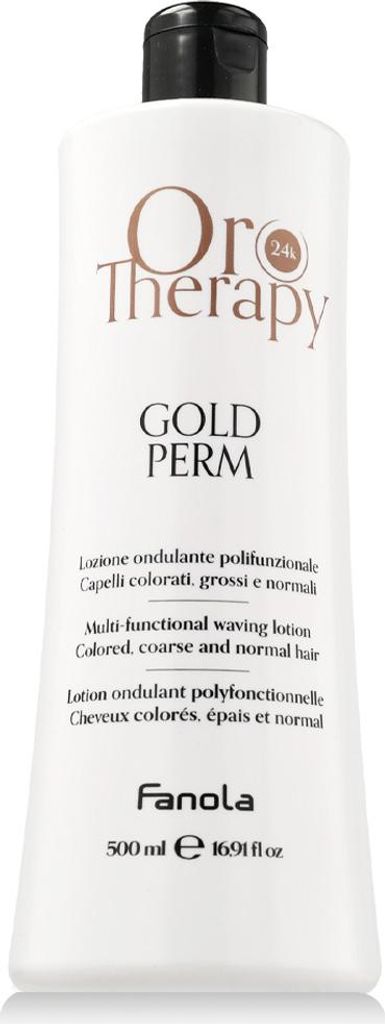 Fanola Lotion Fanola Orotherapy Gold Perm 500ml Produktbild 