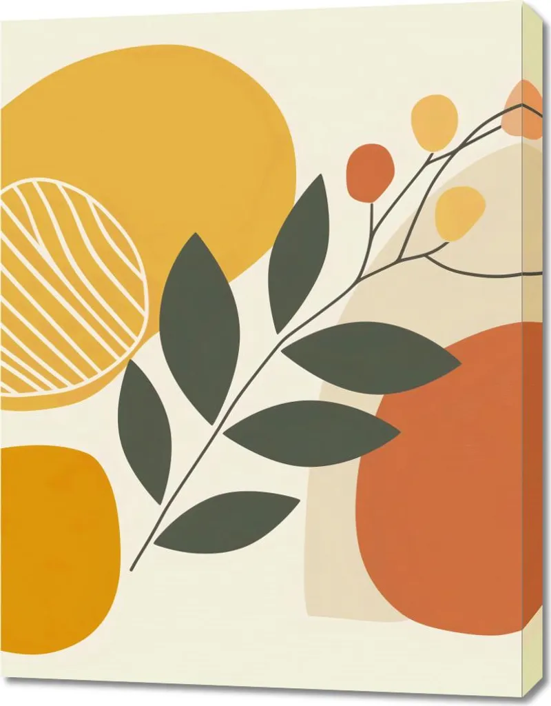 Tableau Botanique 70x90 cm pour Habiller un Mur Vide avec Élégance
